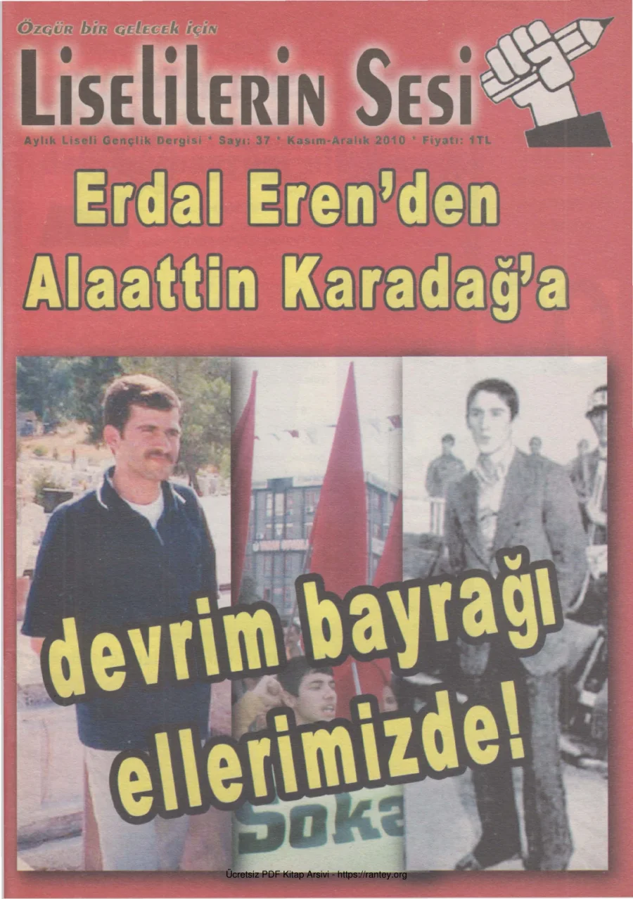 Liselilerin Sesi Sayı 037 Kasım Aralık 2010 kapak görseli