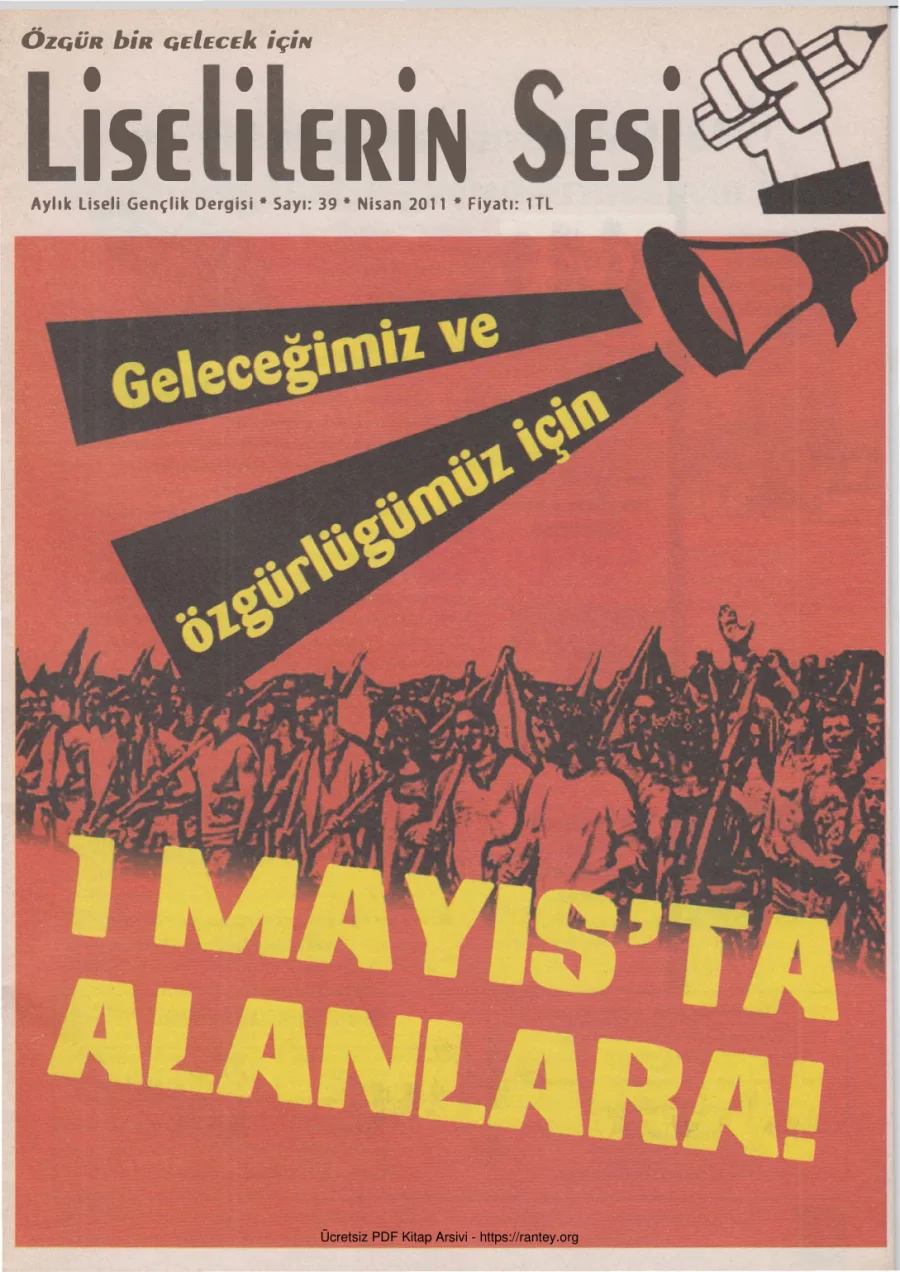 Liselilerin Sesi Sayı 039 Nisan 2011 kapak görseli