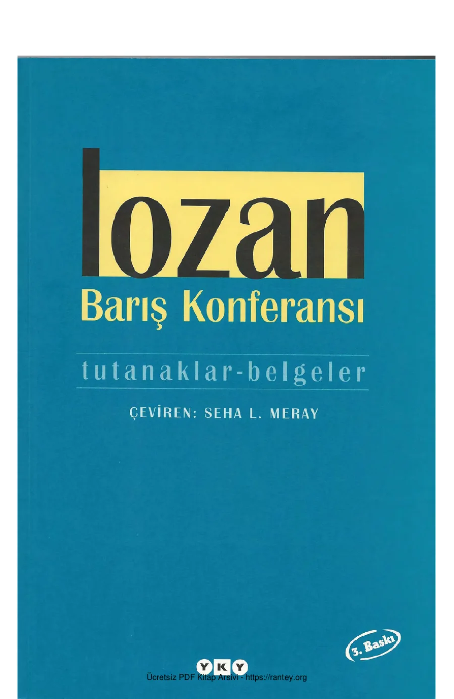 Lozan Barış Konferansı 2 kapak görseli