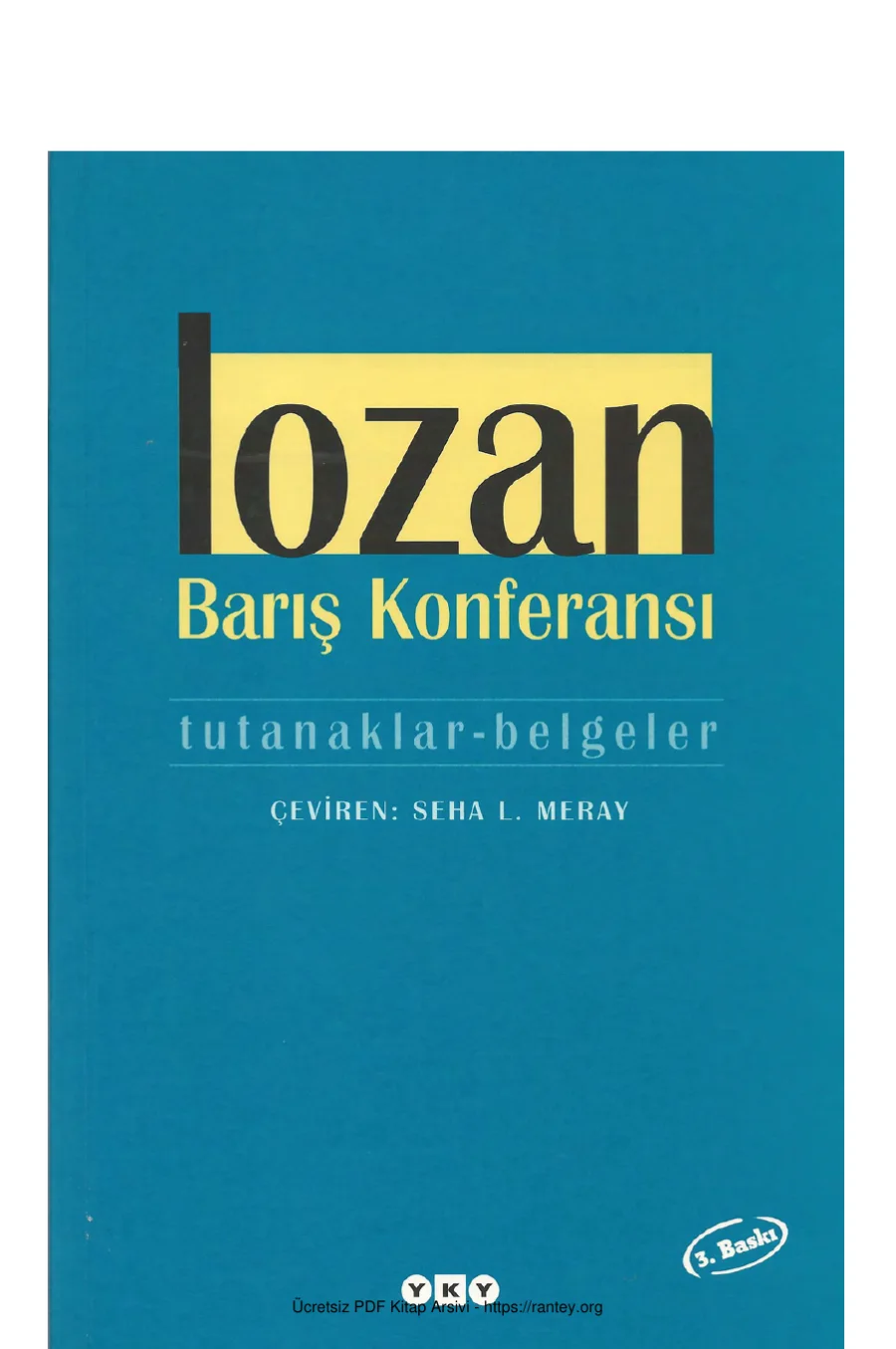 Lozan Barış Konferansı 4 kapak görseli