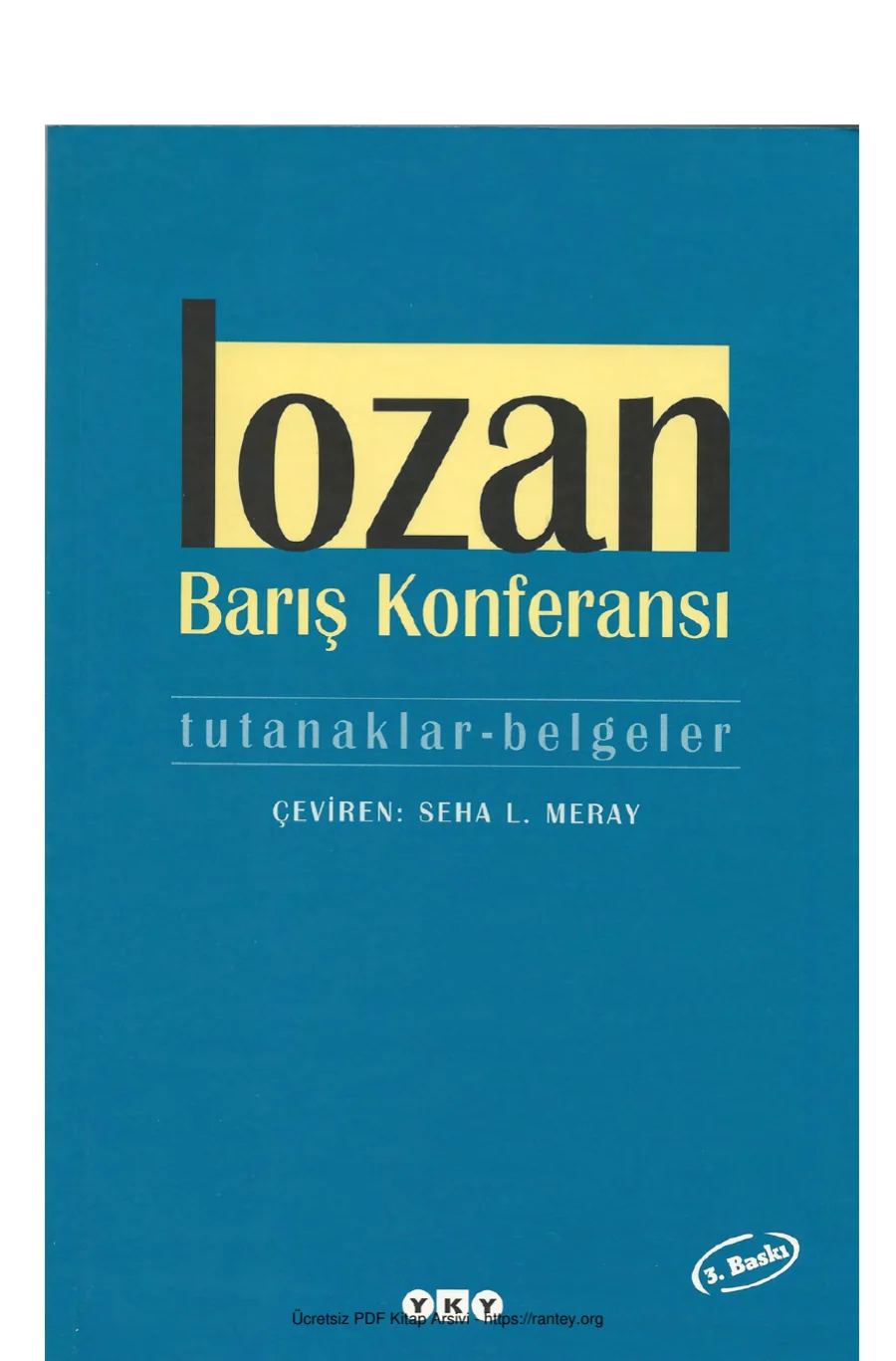 Lozan Barış Konferansı 6 kapak görseli