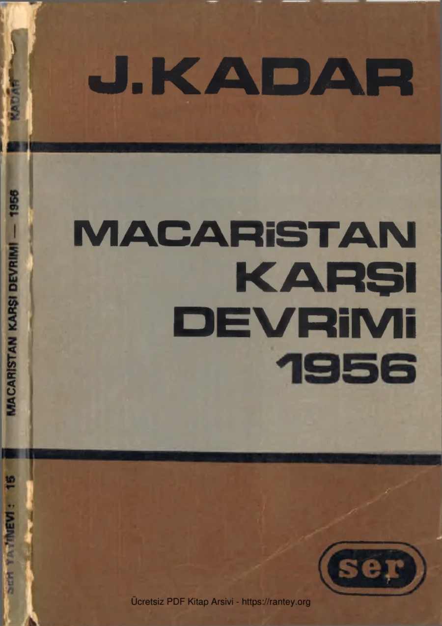 Macaristan Karşı Devrimi 1956 kapak görseli