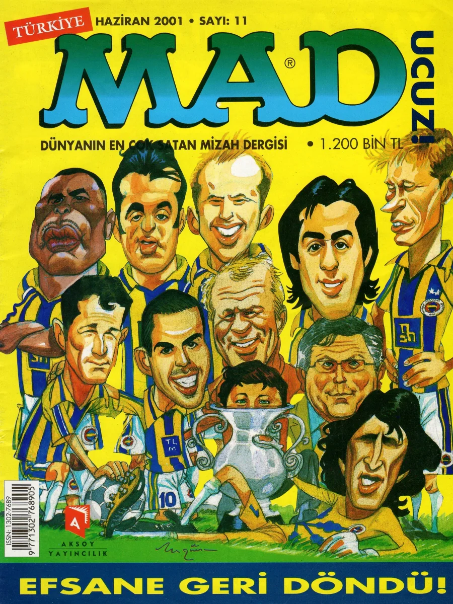 MAD Türkiye Sayı 11 - Haziran 2001 kapak görseli