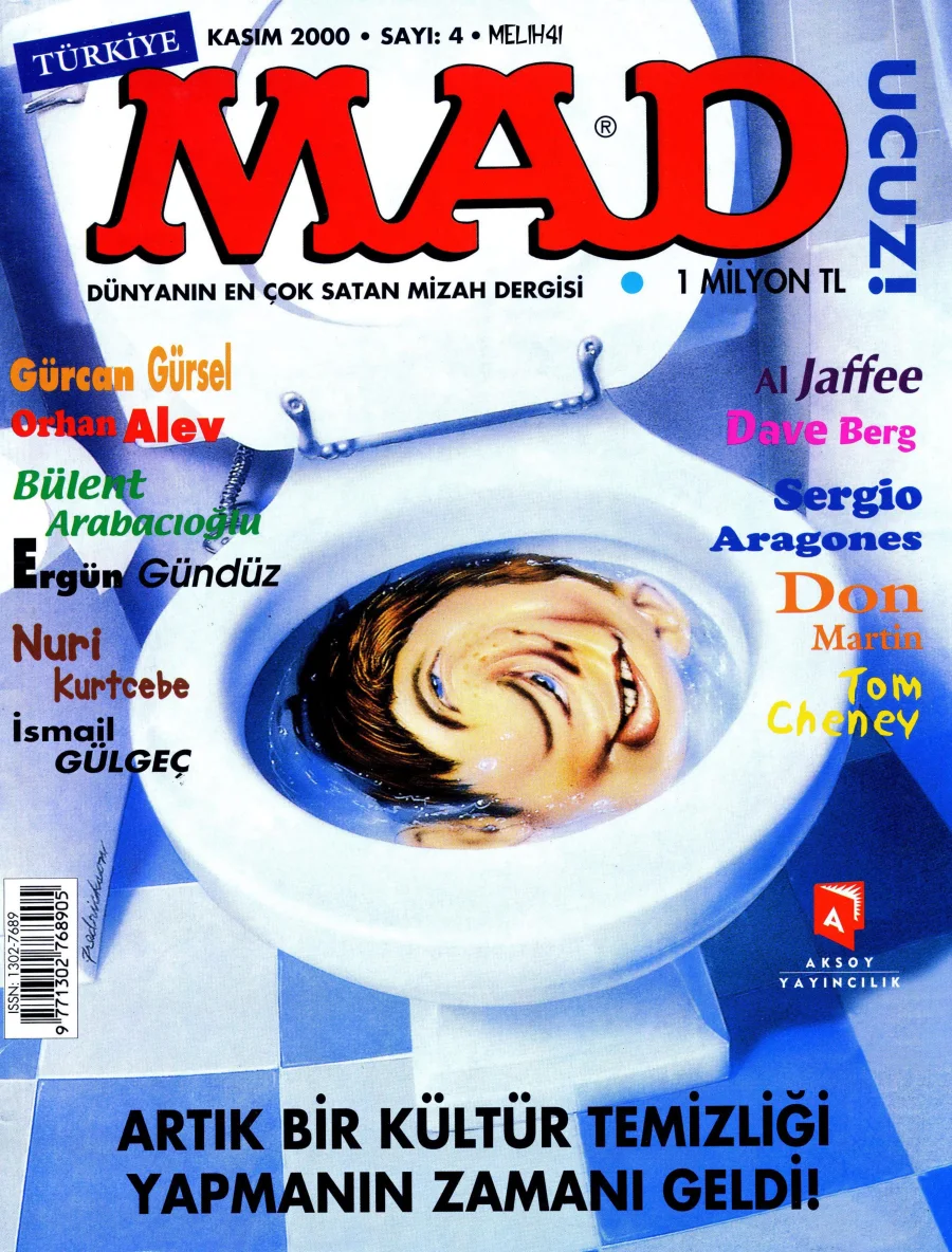 MAD Türkiye Sayı 4 - Kasim 2000 kapak görseli
