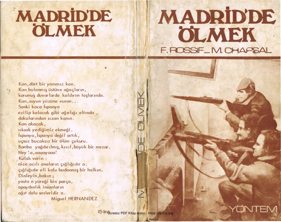 Madrid'de Ölmek kapak görseli