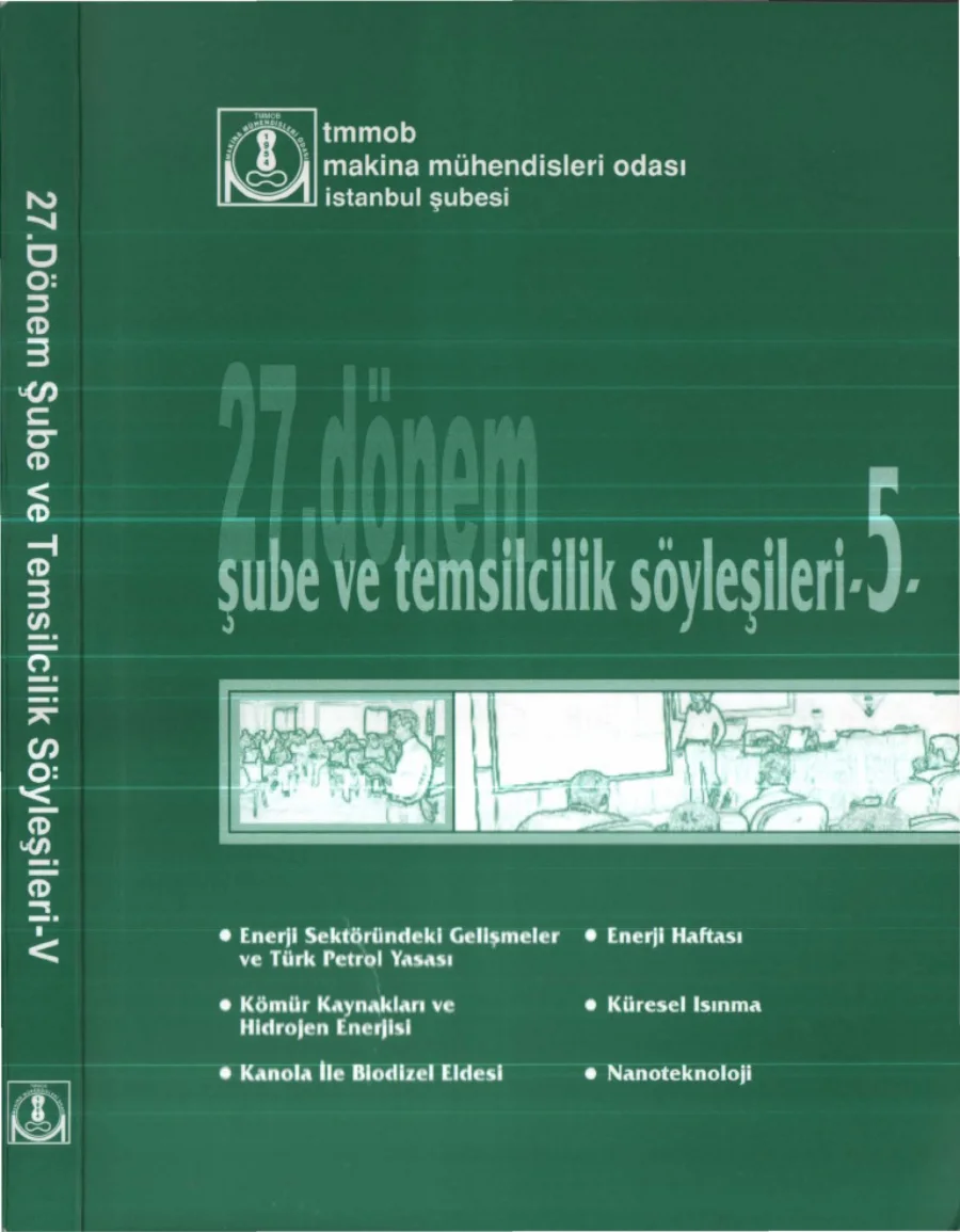 Makina Mühendisleri Odası İstanbul Şubesi 27 Dönem Şube Temsilcilik Söyleşileri kapak görseli