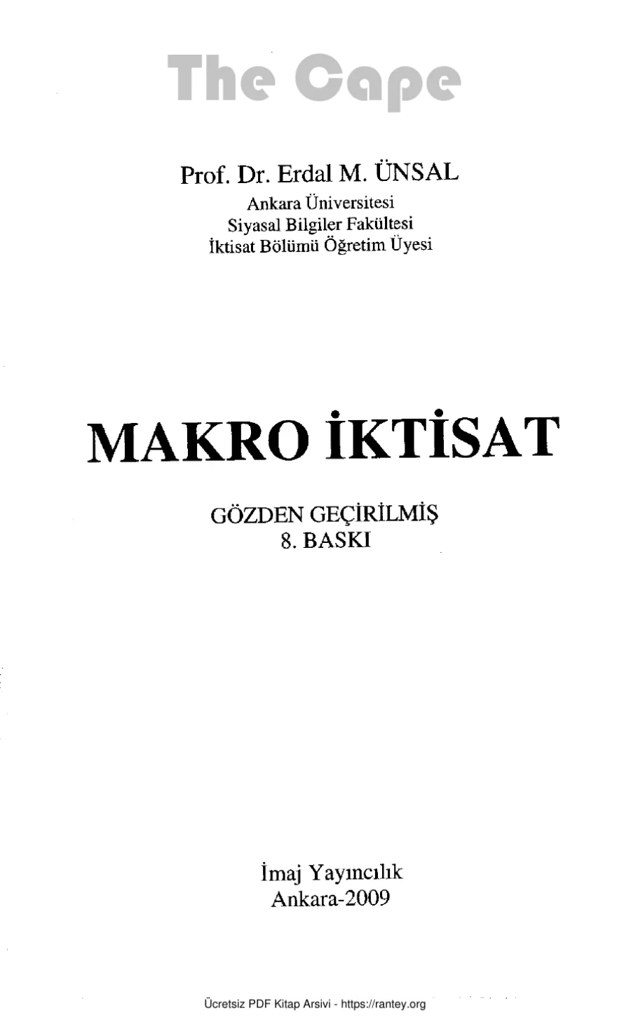 Makro İktisat kapak görseli