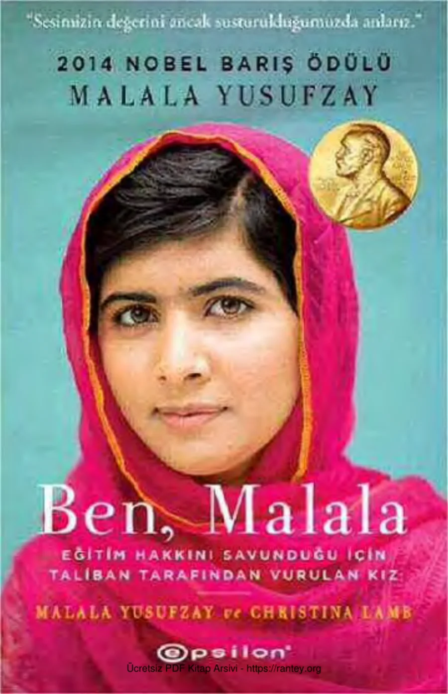 Malala Yusufzay Ben Malala kapak görseli