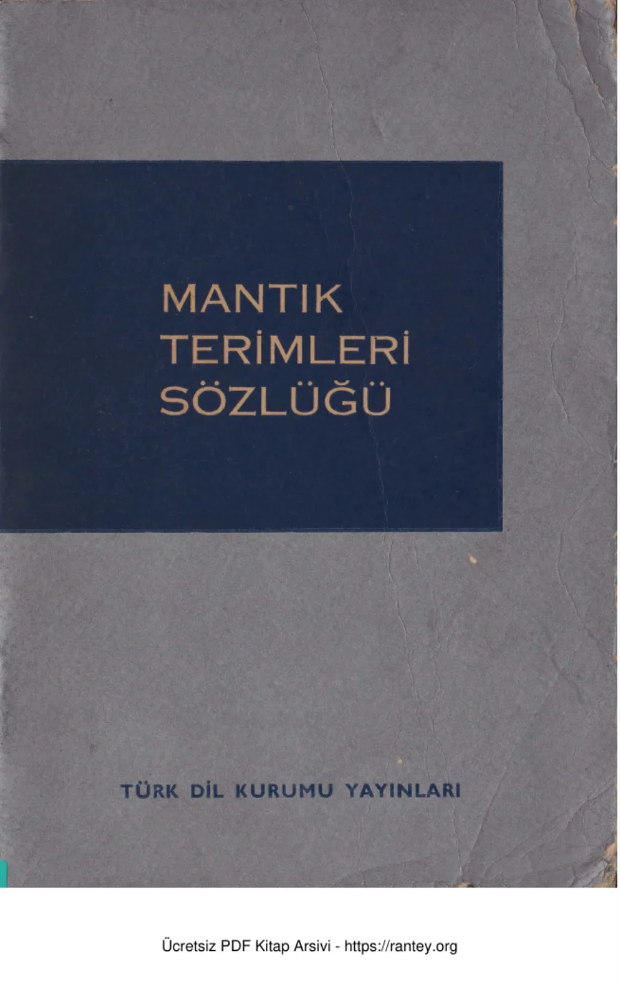 Mantık Terimleri Sözlüğü kapak görseli