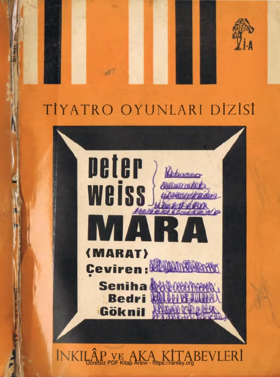Mara Marat İnkilap kapak görseli