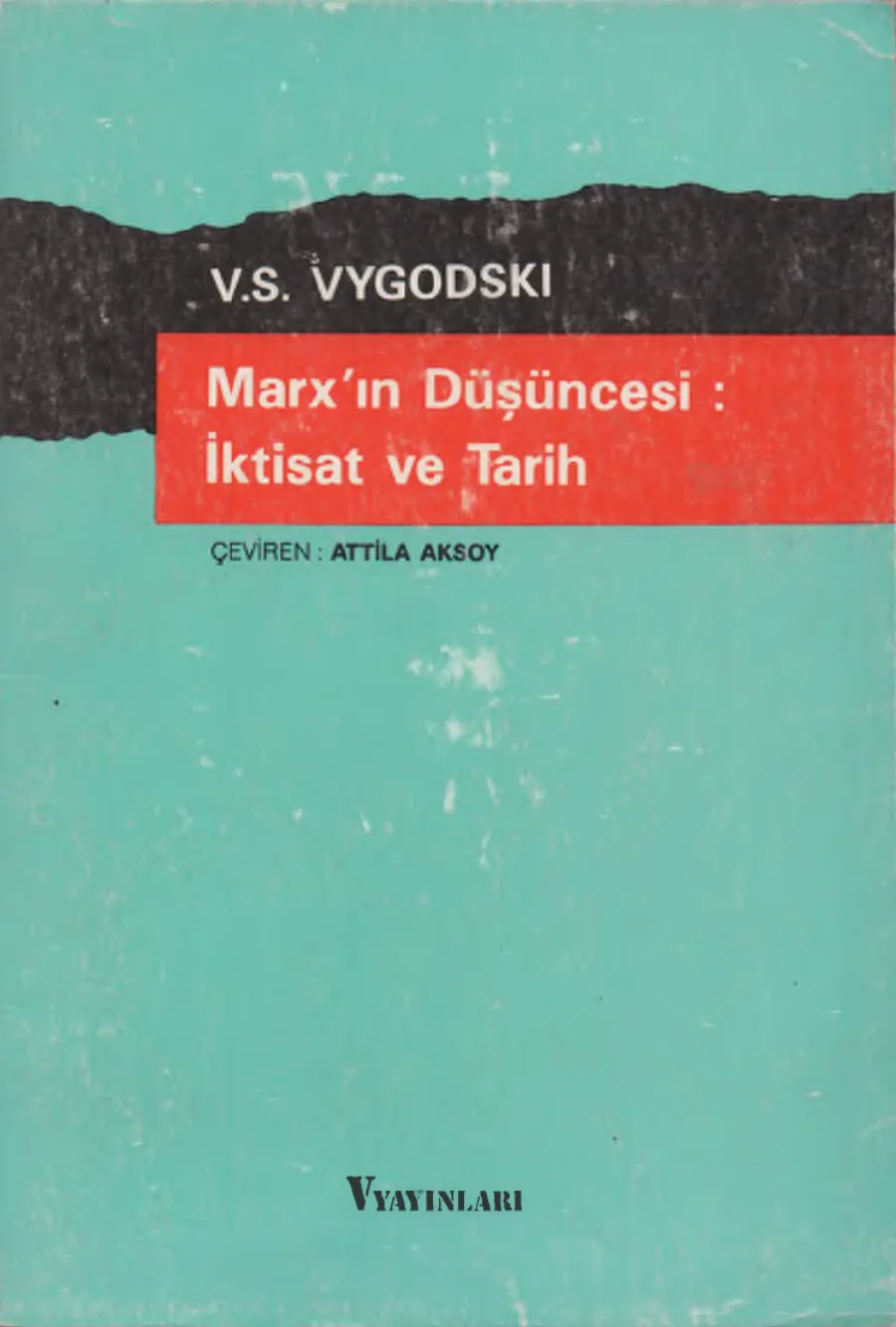 Marksın Düşüncesi İktisat ve Tarih kitap kapağı