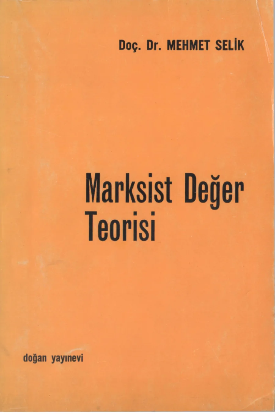 Marksist Değer Teorisi kapak görseli