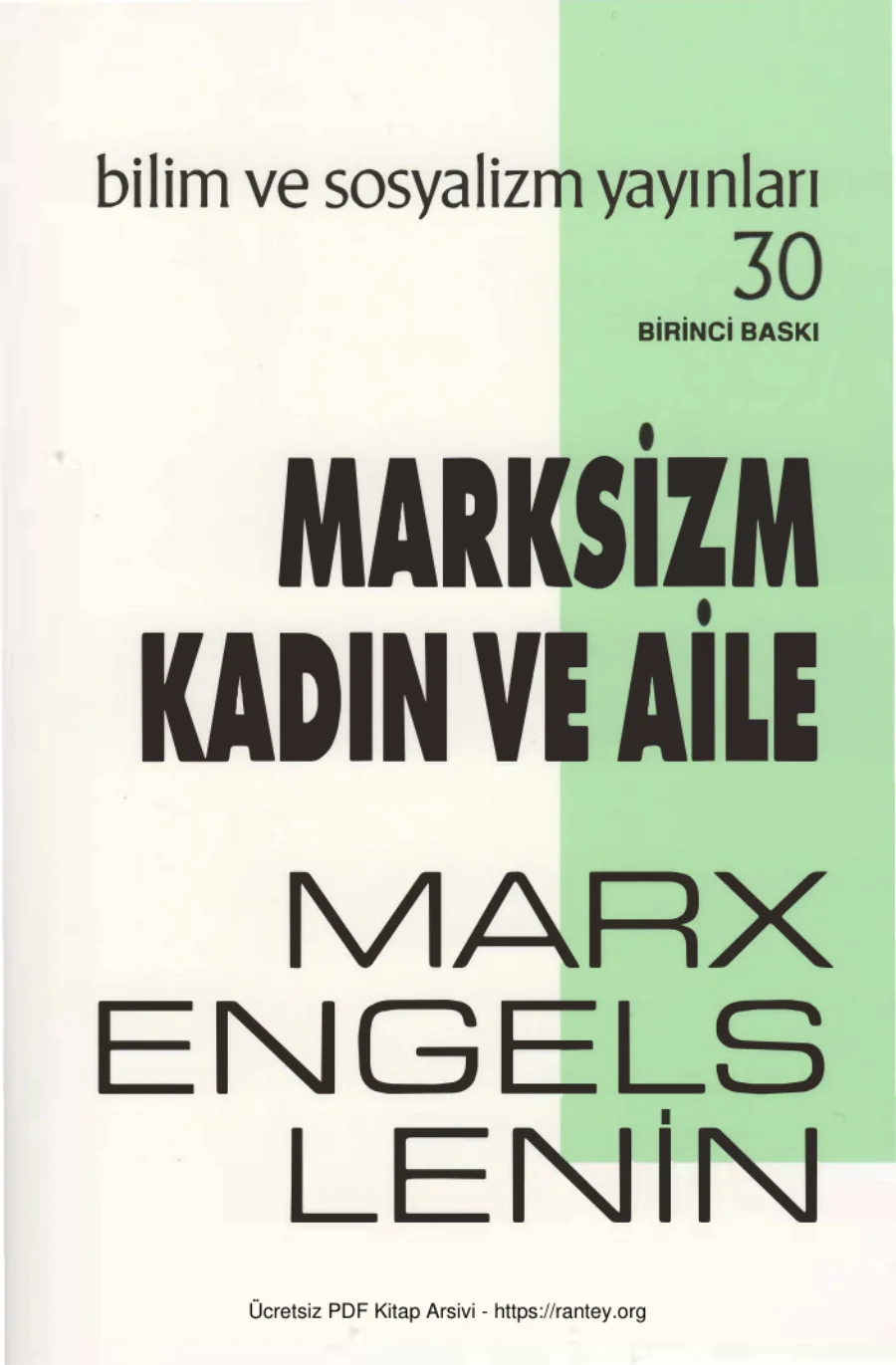 Marksizm Kadın ve Aile kapak görseli
