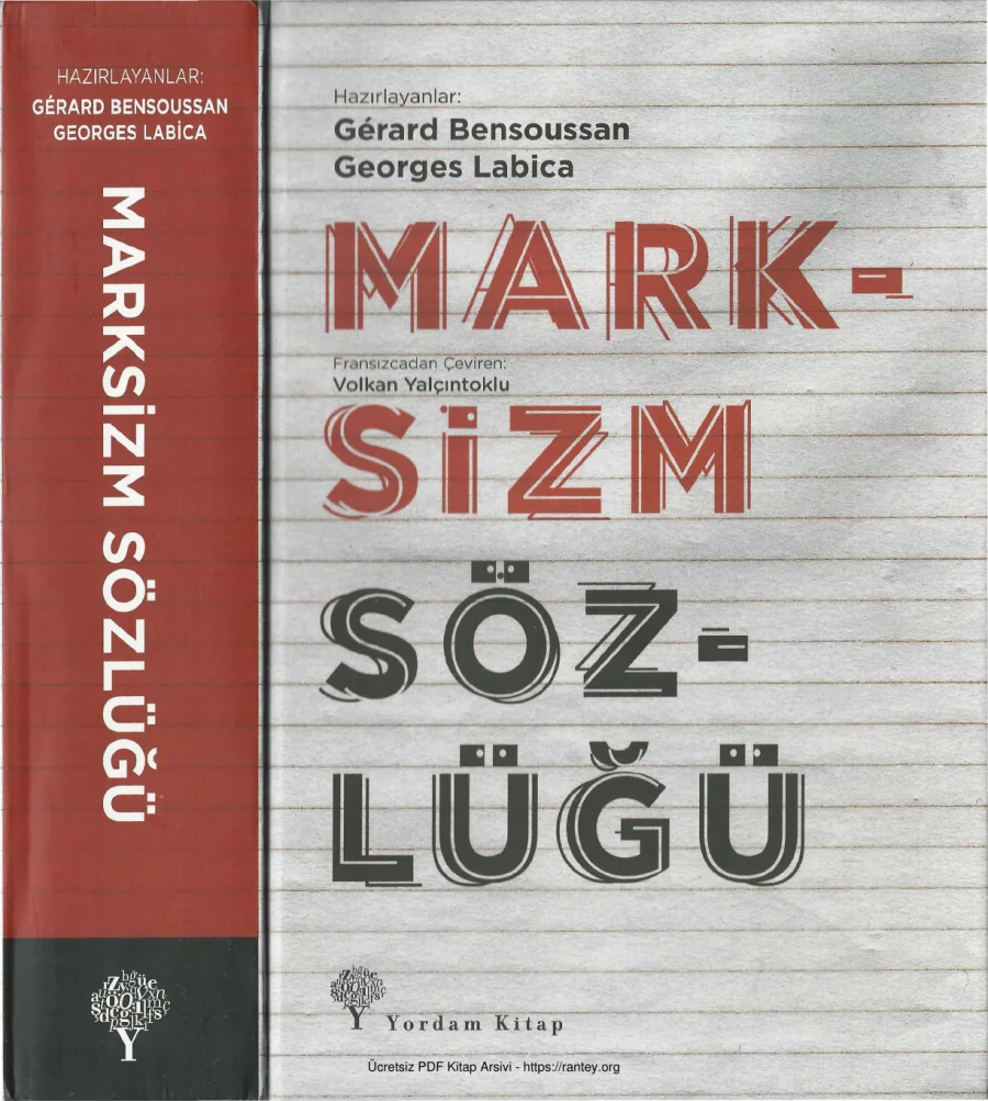 Marksizm Sözlüğü kapak görseli