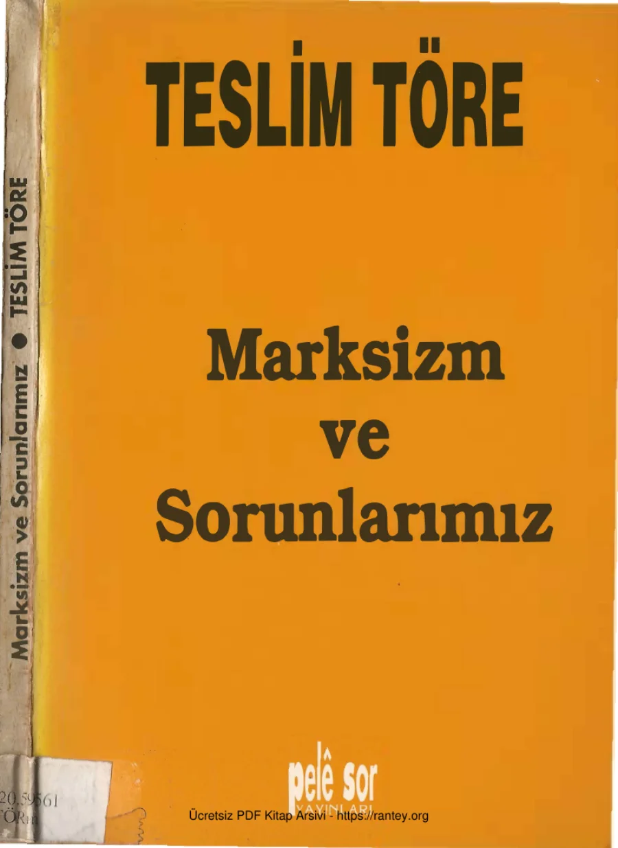 Marksizm ve Sorunlarımız kapak görseli