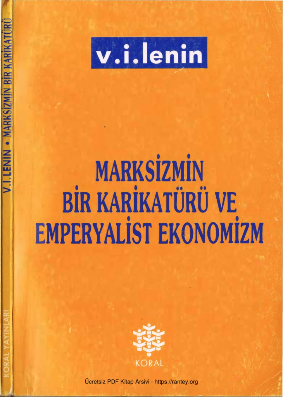 Marksizmin Bir Karikatürü ve Emperyalist Ekonomizm kapak görseli