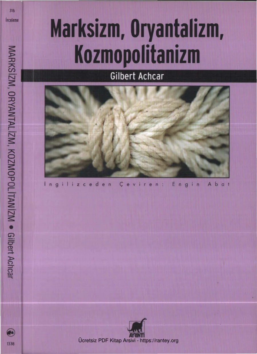 Marksizn Oryantalizm Kozmopolitanizm kapak görseli