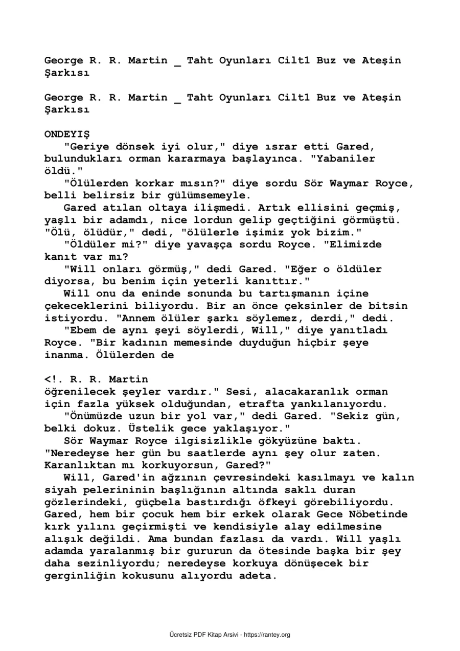 Martin Taht Oyunları Cilt1 Buz ve Ateşin Şark kapak görseli