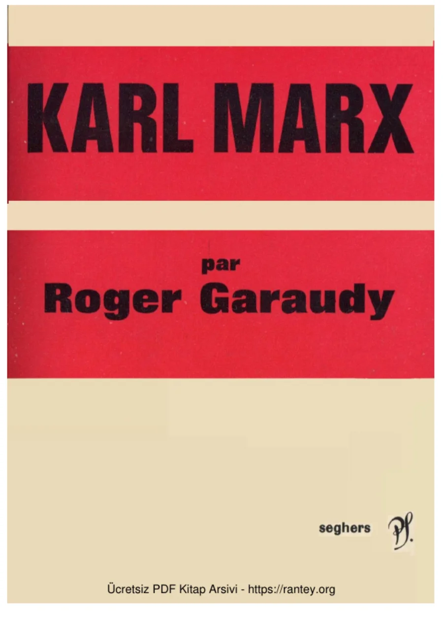 Marx Seghers Editions kapak görseli