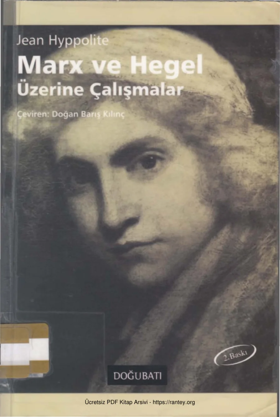 Marx ve Hegel Üzerine Çalışmalar Doğu Batı Yayınları kapak görseli