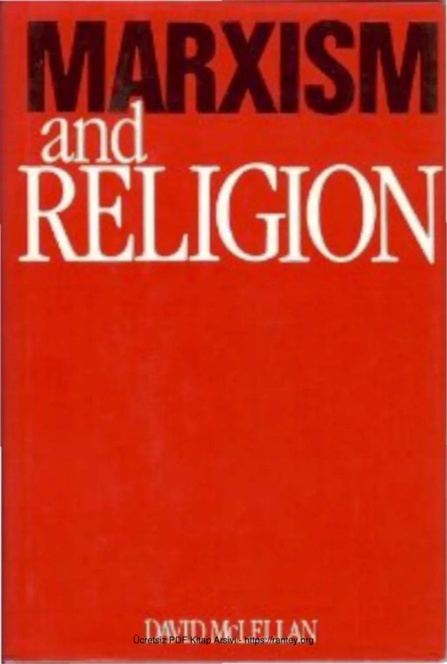 Marxism and Religion Macmillan Press kapak görseli