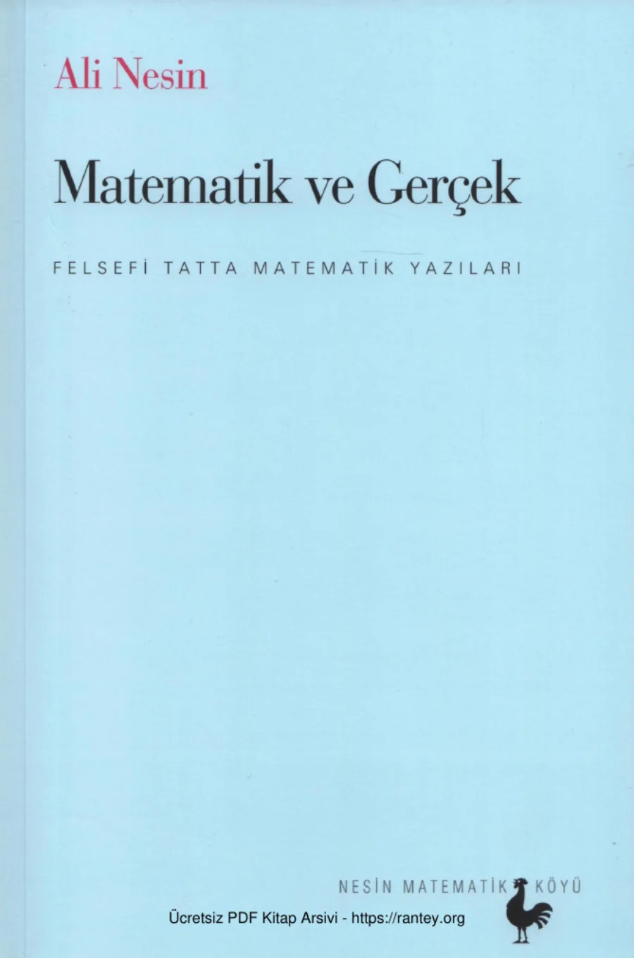Matematik ve Gerçek kapak görseli