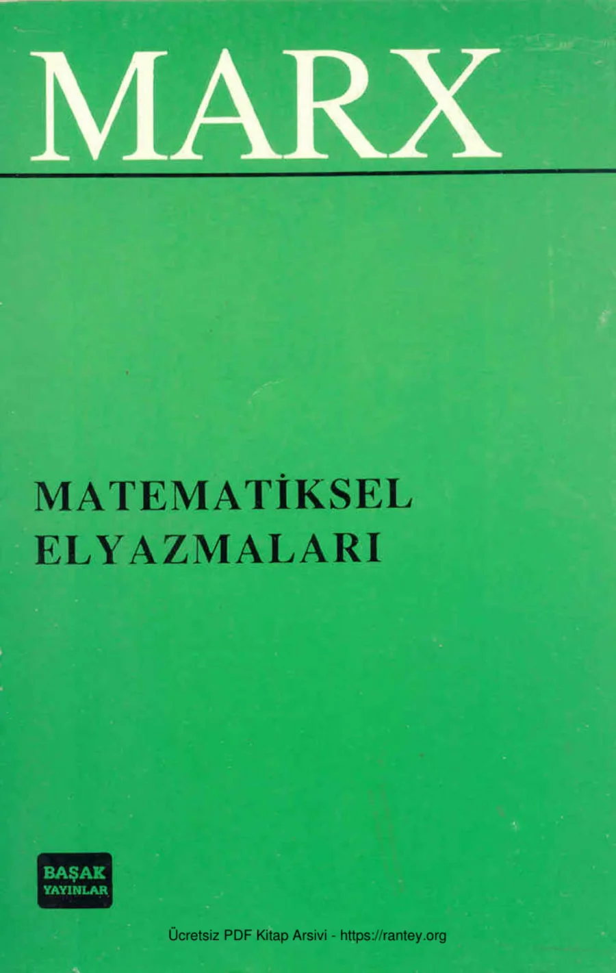 Matematiksel El Yazmaları kapak görseli