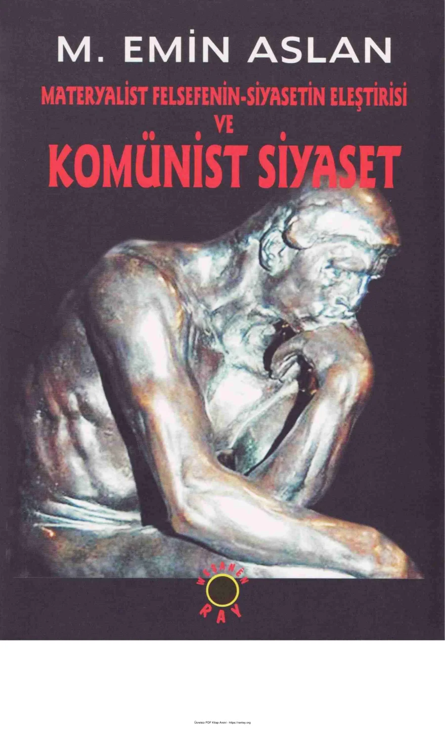 Materyalist Felsefenin Siyasetin Eleştirisi ve Komünist Siyaset Weşanen kapak görseli