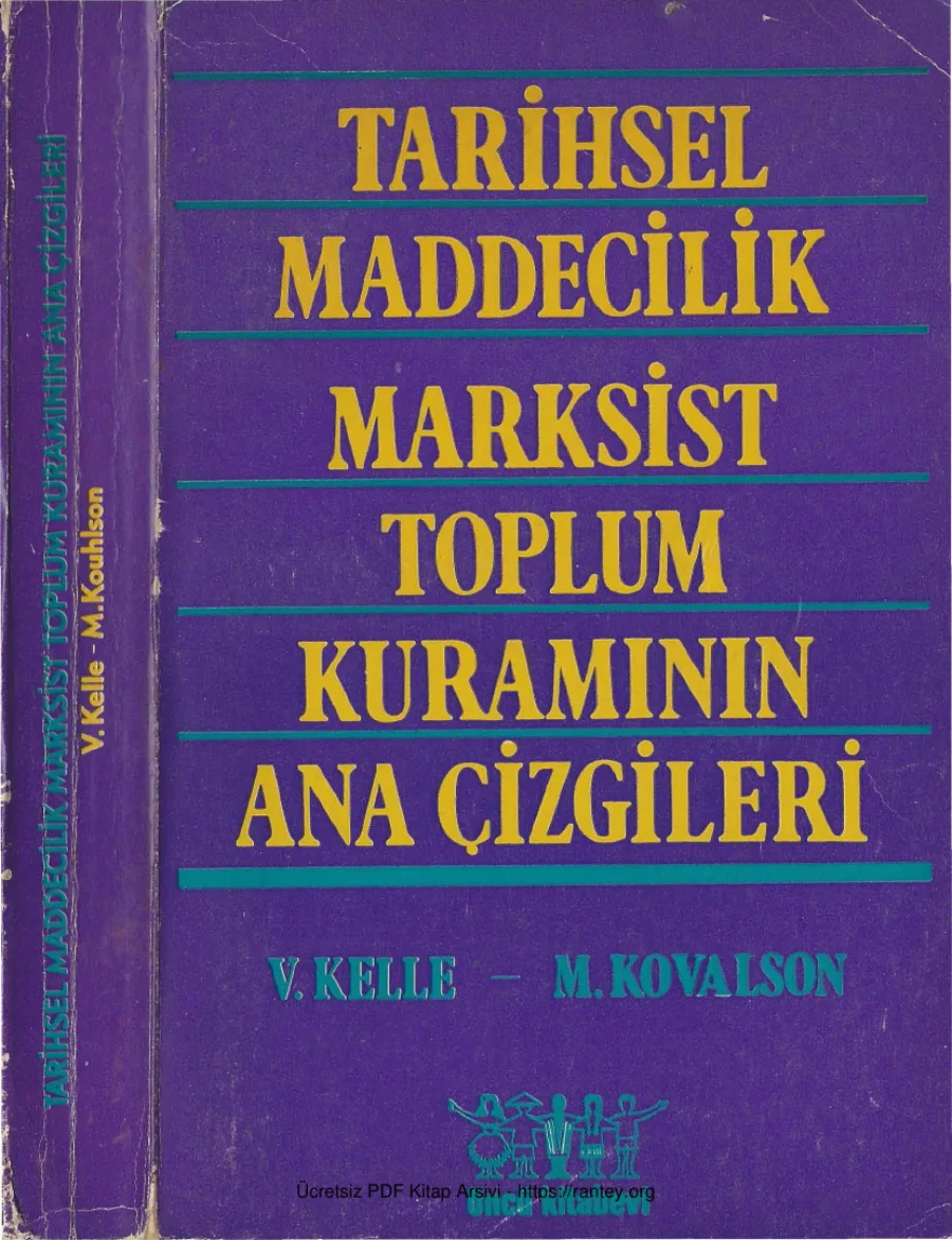 Matvei Kovalson Tarihsel Maddecilik Toplum Kuramının Ana Çizgileri kapak görseli