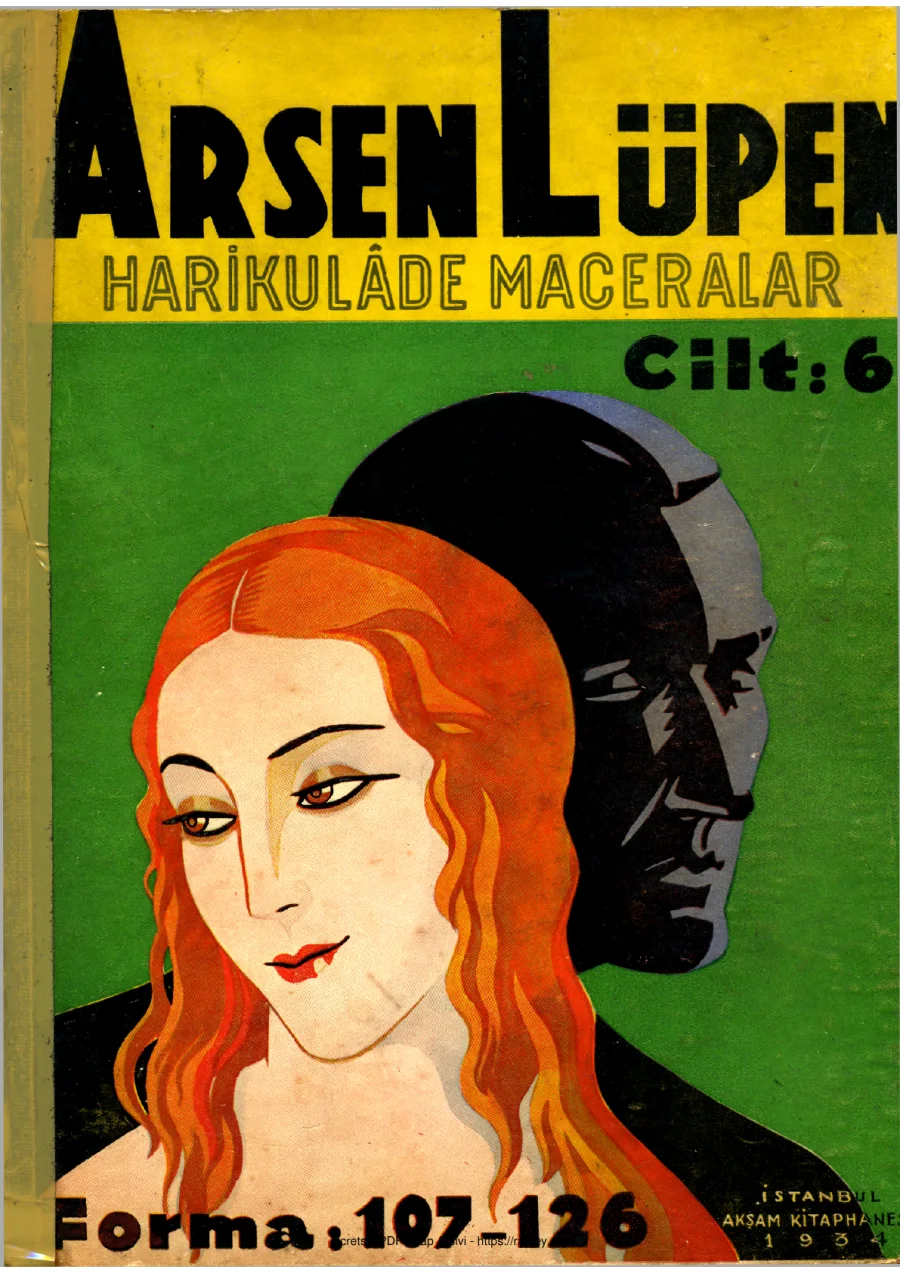 Maurice Leblanc Arsen Lüpen Harikulade Maceralar Cilt 6 kapak görseli