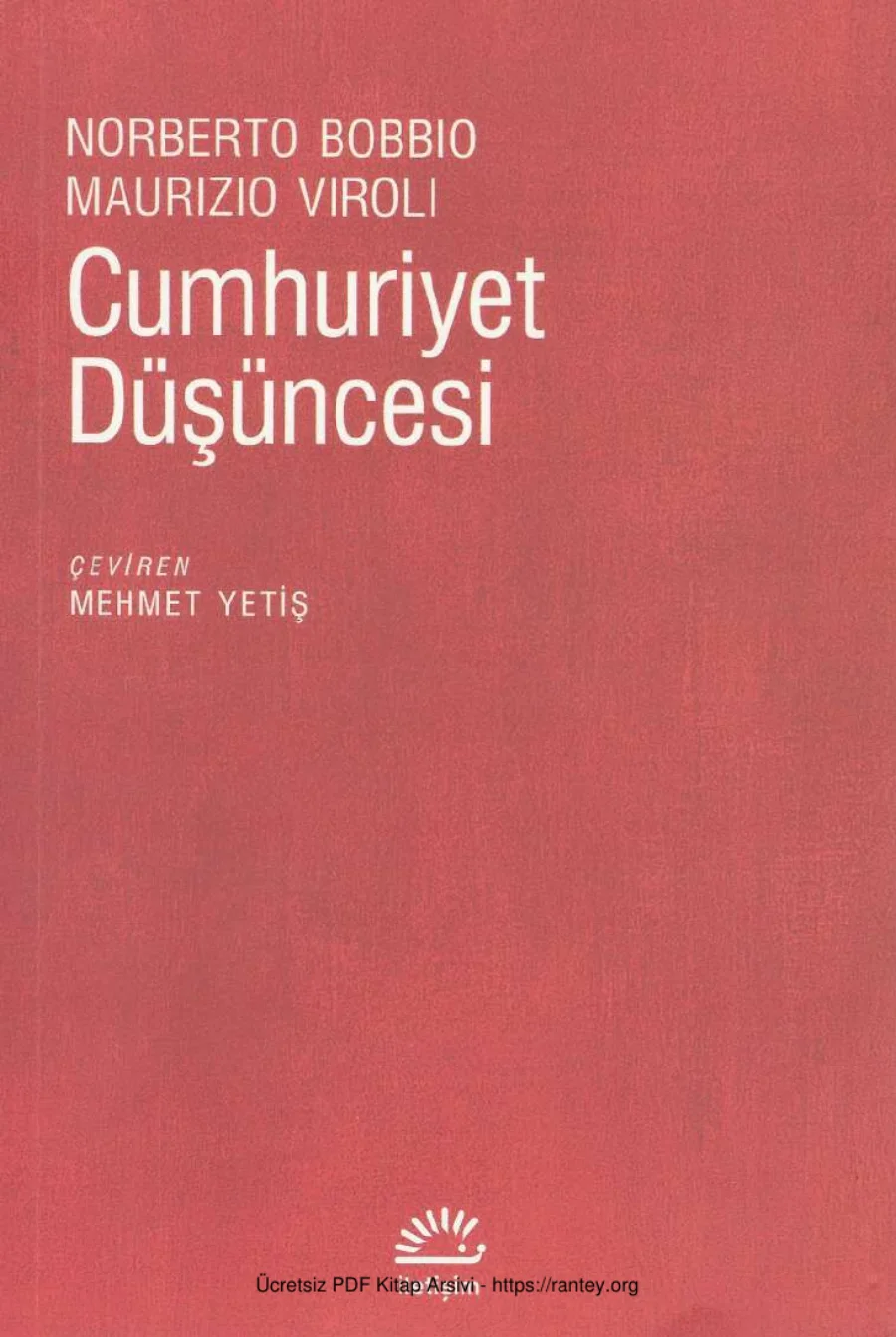 Maurizio Viroli Cumhuriyet Düşüncesi kapak görseli