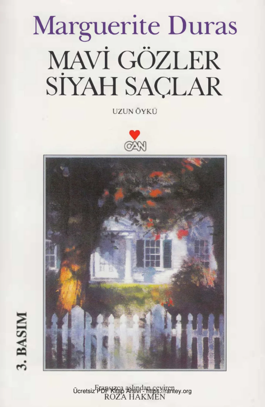 Mavi Gözler Siyah Saçlar Can Yayınları kapak görseli