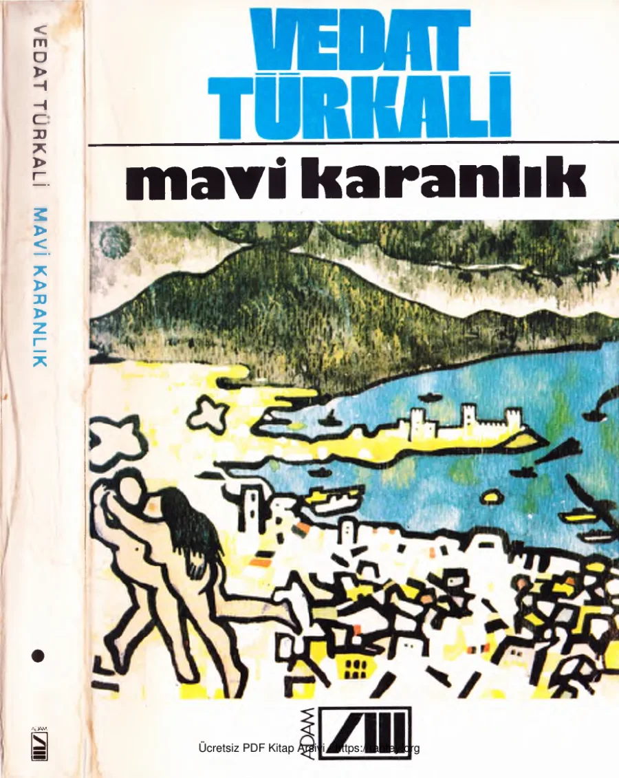 Mavi Karanlık Adam Yayınları kapak görseli