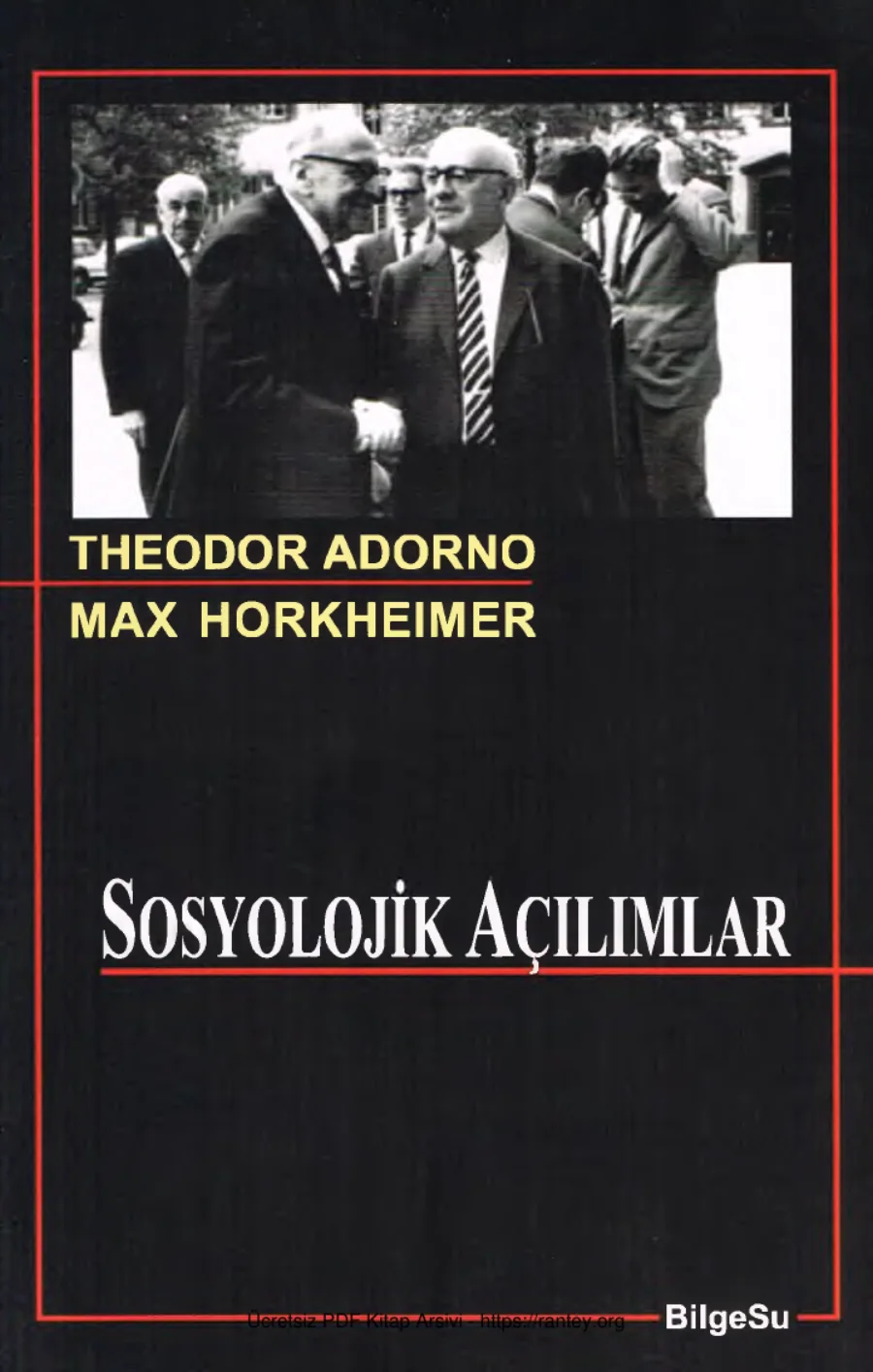 Max Horhheimer Sosyolojik Açılımlar kapak görseli
