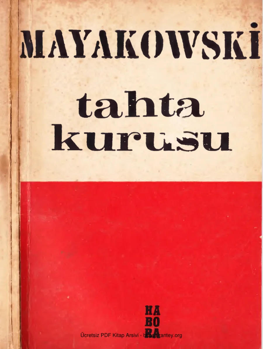 Mayakovski Tahta Kurusu kapak görseli