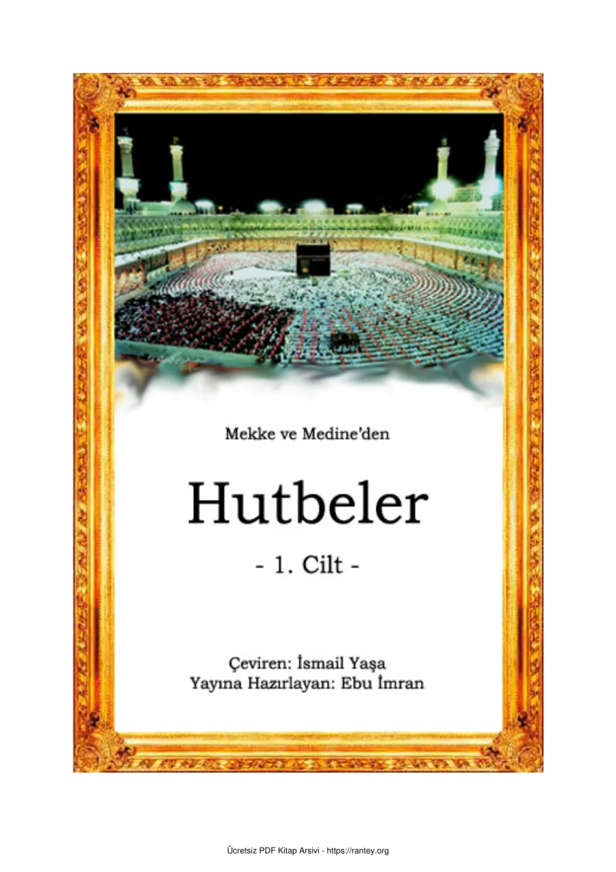 Medine Hutbeleri 1 kapak görseli