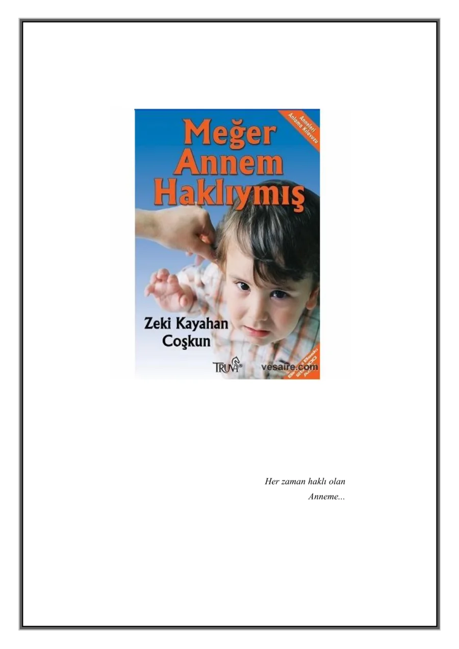 Meğer Annem Haklıymış kapak görseli