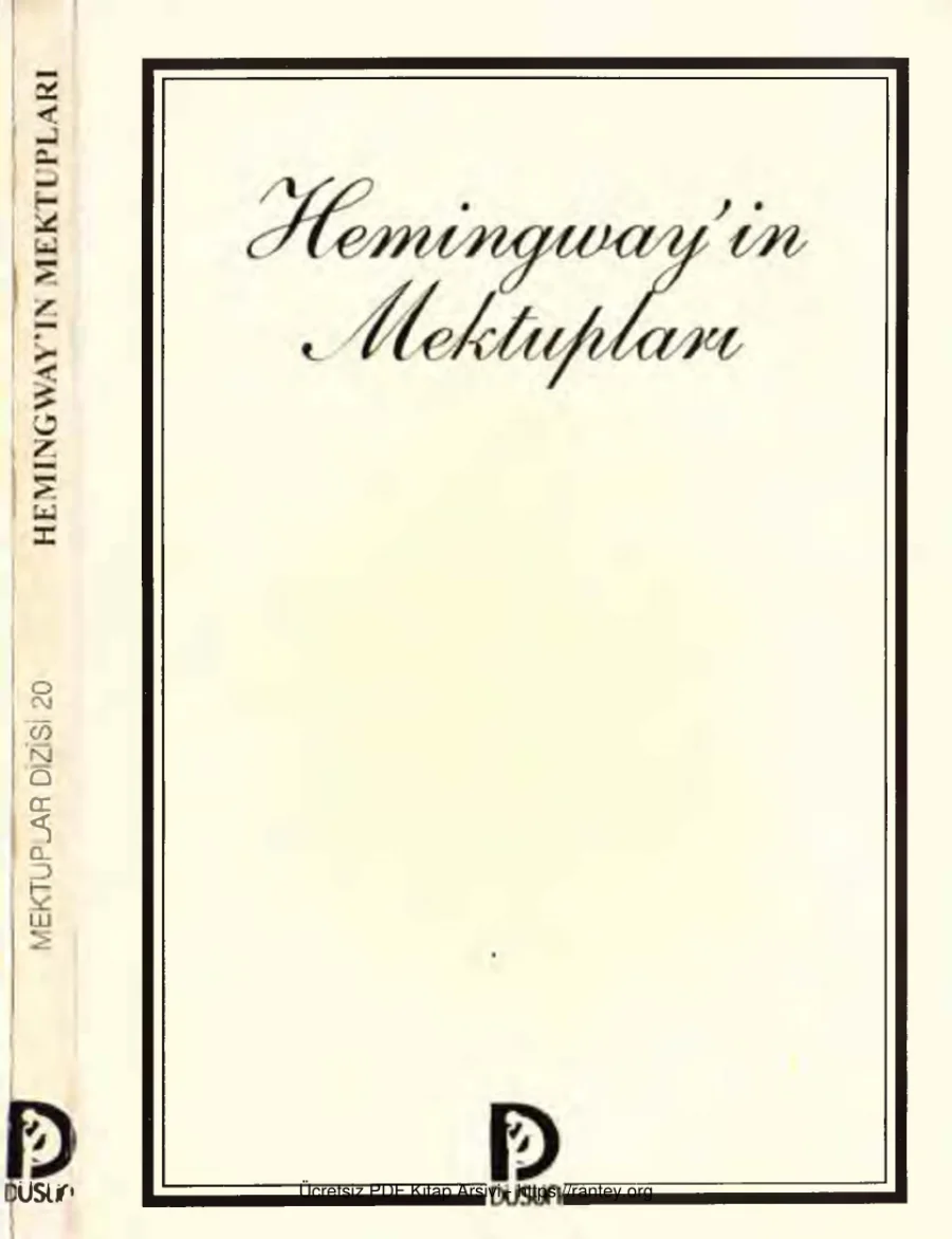 Mektupları kapak görseli
