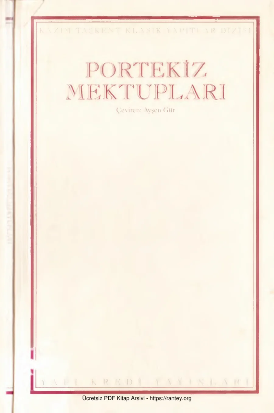 Mektupları kapak görseli