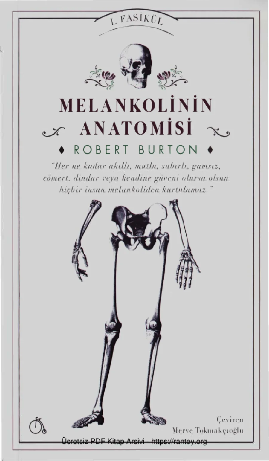 Melankolinin Anatomisi I Fasikül kapak görseli