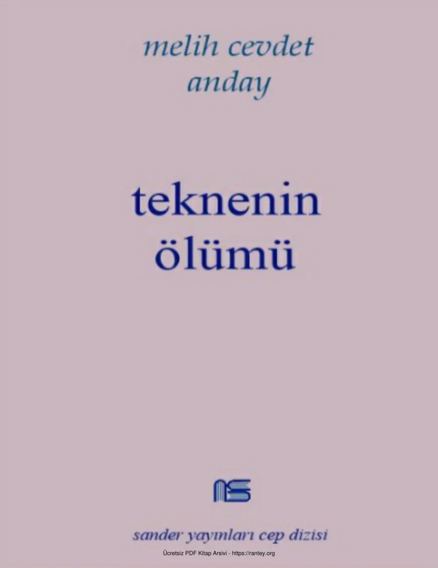 Melih Cevdet Anday kapak görseli