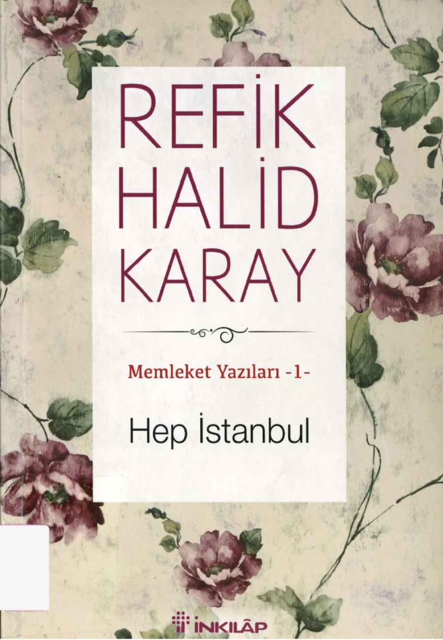 Memleket Yazıları 01 Hep İstanbul kapak görseli