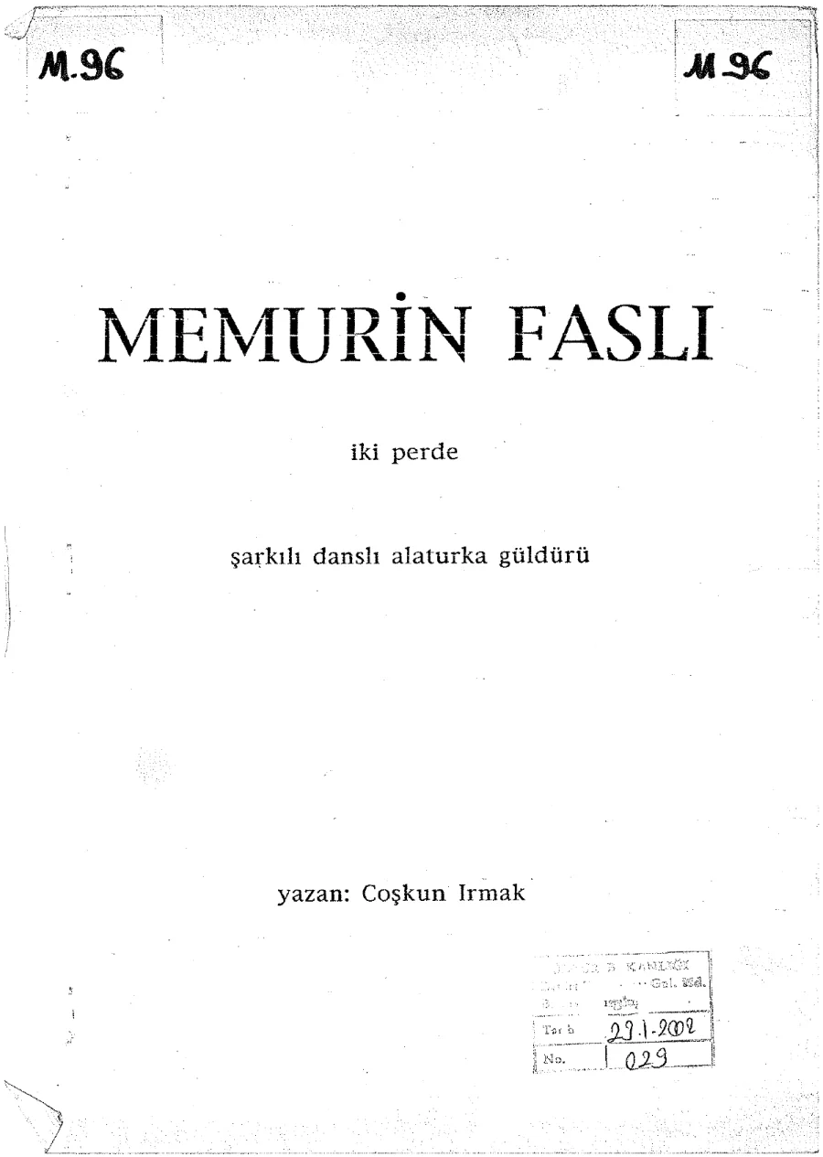 Memurin Faslı kapak görseli