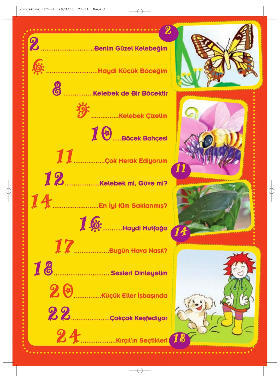 Meraklı Minik - Nisan 2007 kapak görseli