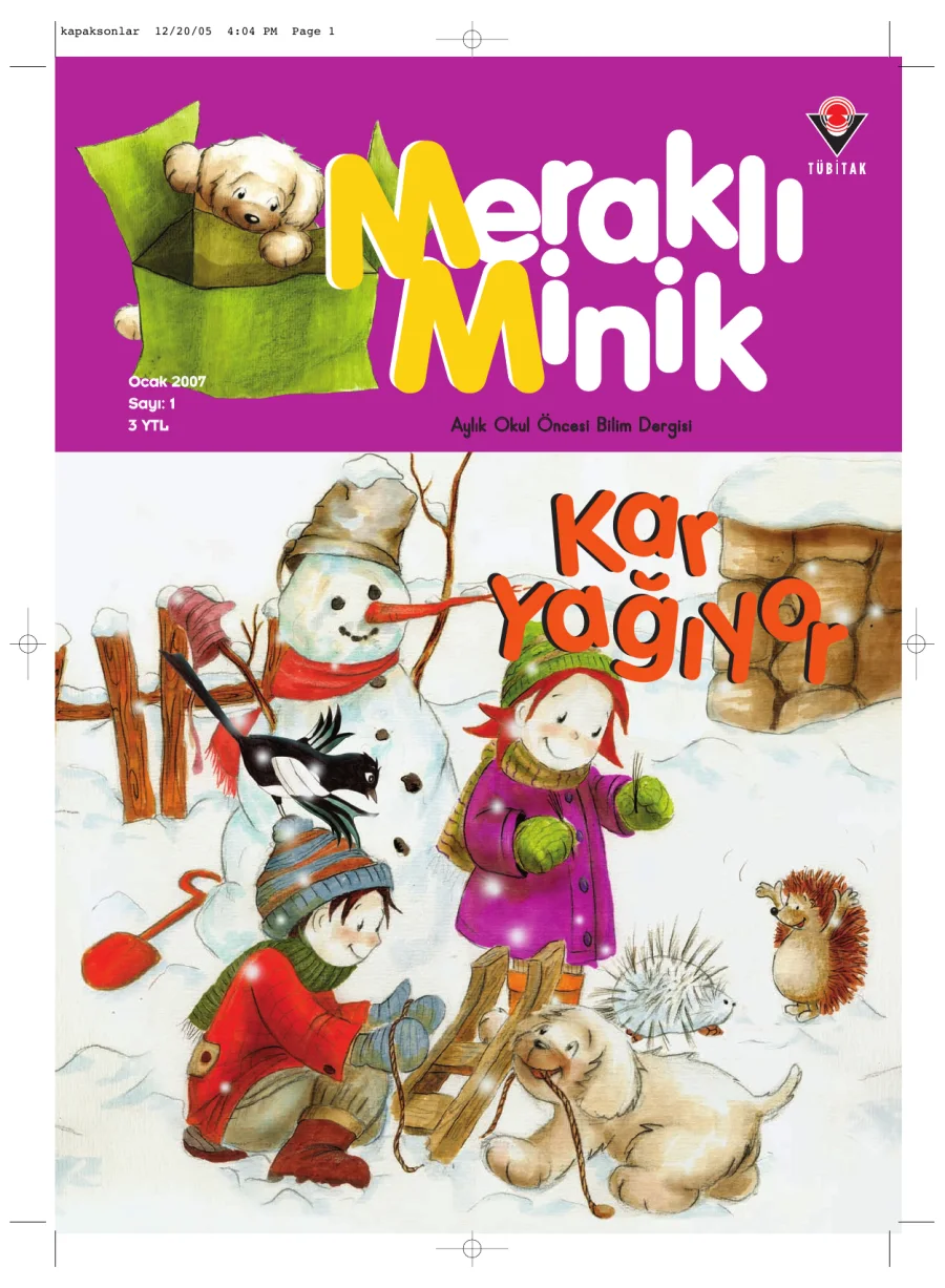 Meraklı Minik - Ocak 2007 kapak görseli