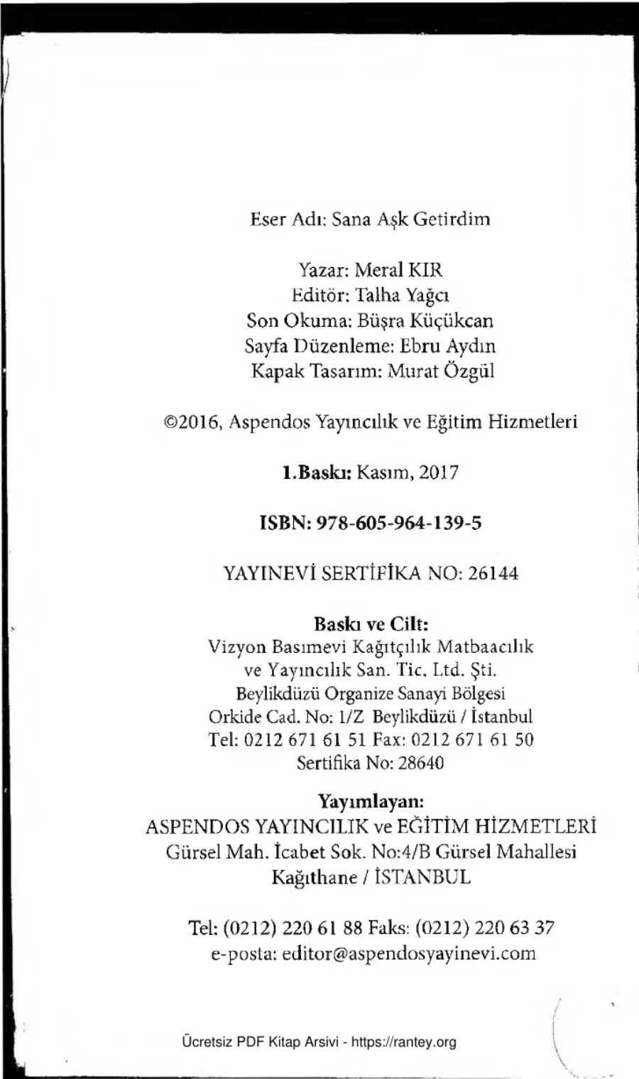 meral kır sana aşk getirdim kapak görseli