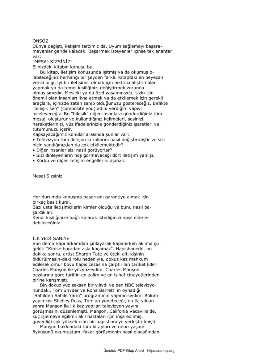 Mesaj Sizsiniz kapak görseli