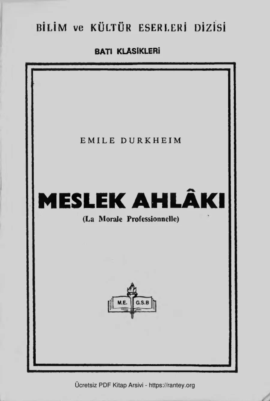 Meslek Ahlakı kapak görseli