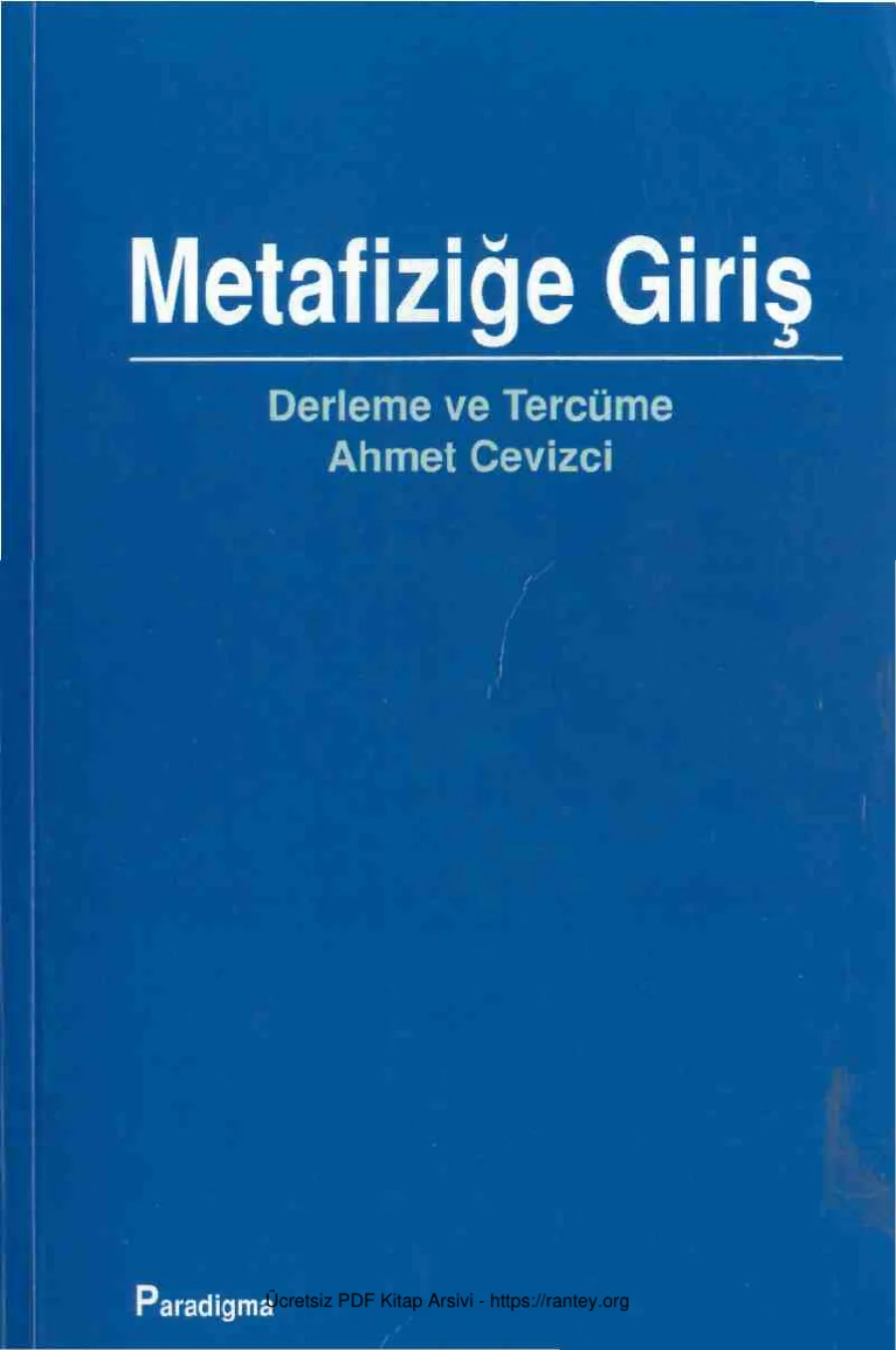 Metafizige Giriş kapak görseli