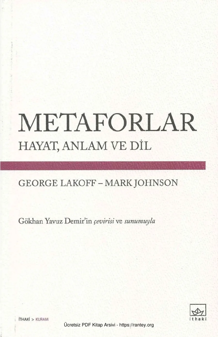 Metaforlar kapak görseli